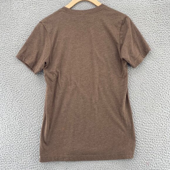 Bluebird Cafe Shirt Womens Small Brown Bella + Canvas Nashville Short Sleeve Tee - Picture 3 of 11